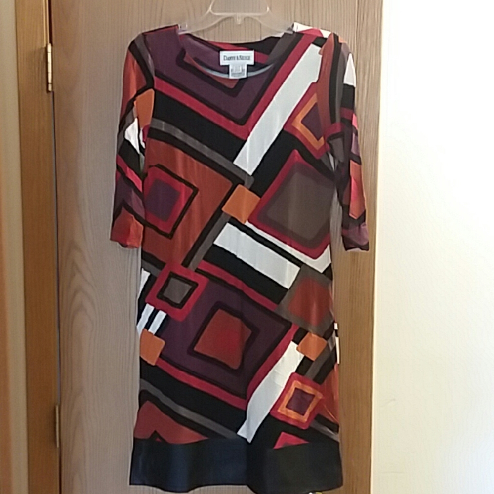 Danny & Nicole Geometric dress